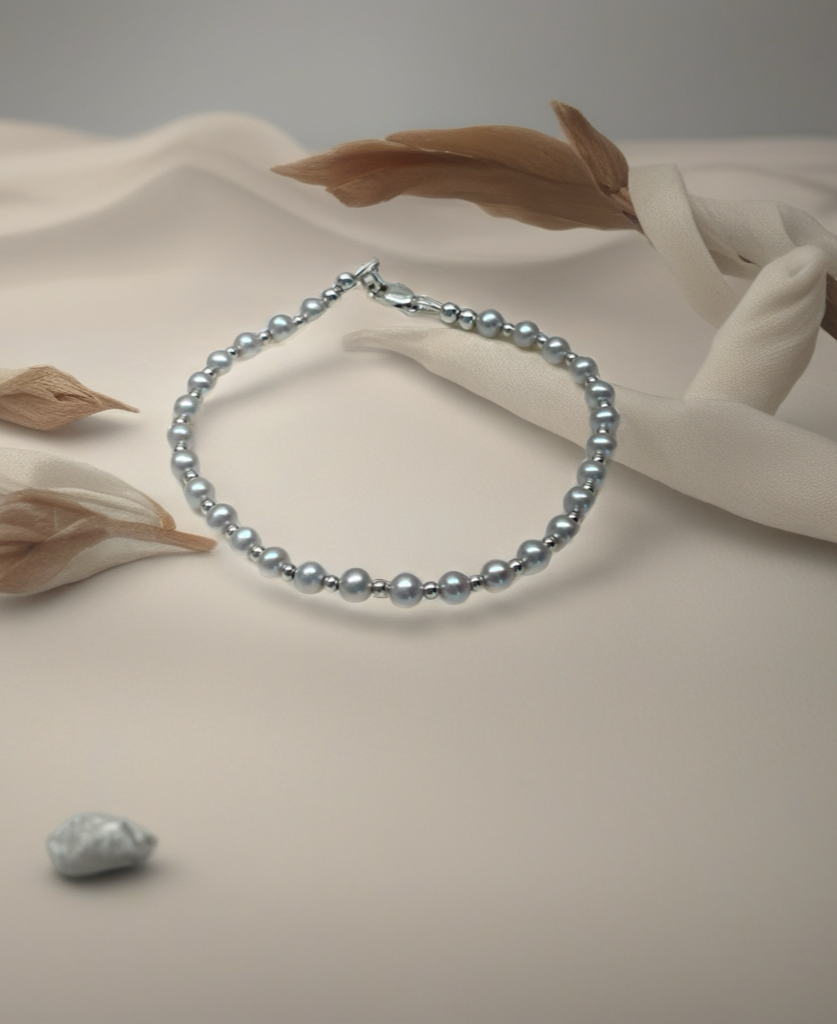 Freshwater Potato Pearl Sterling Silver bracelet