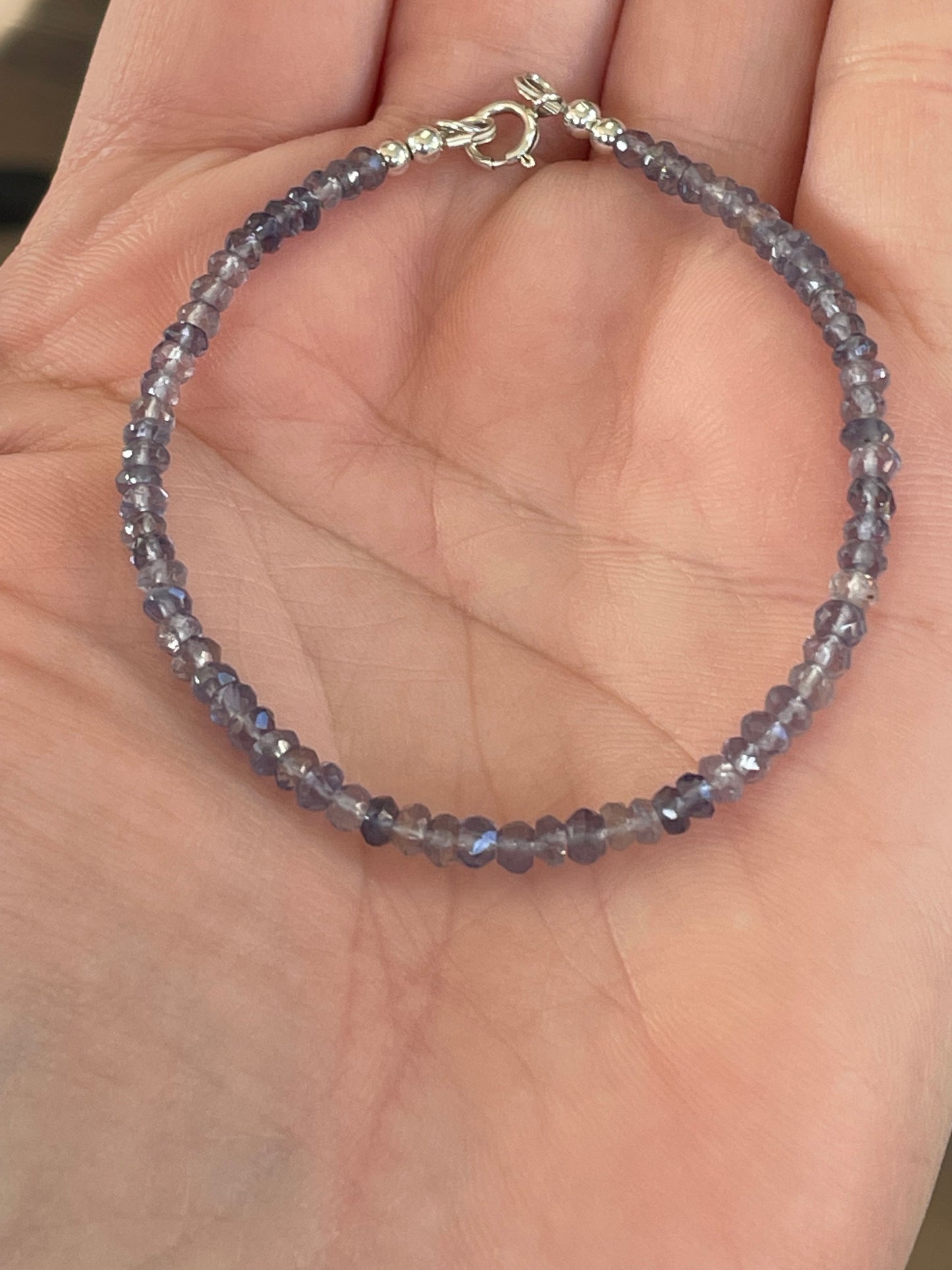 Iolite bracelet