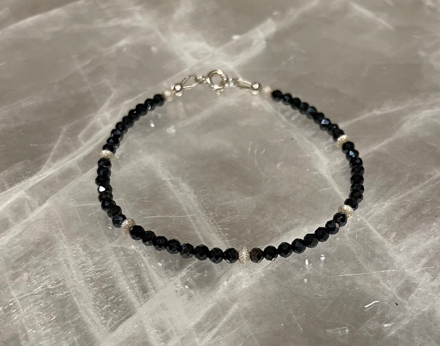 Black Spinel stardust bracelet