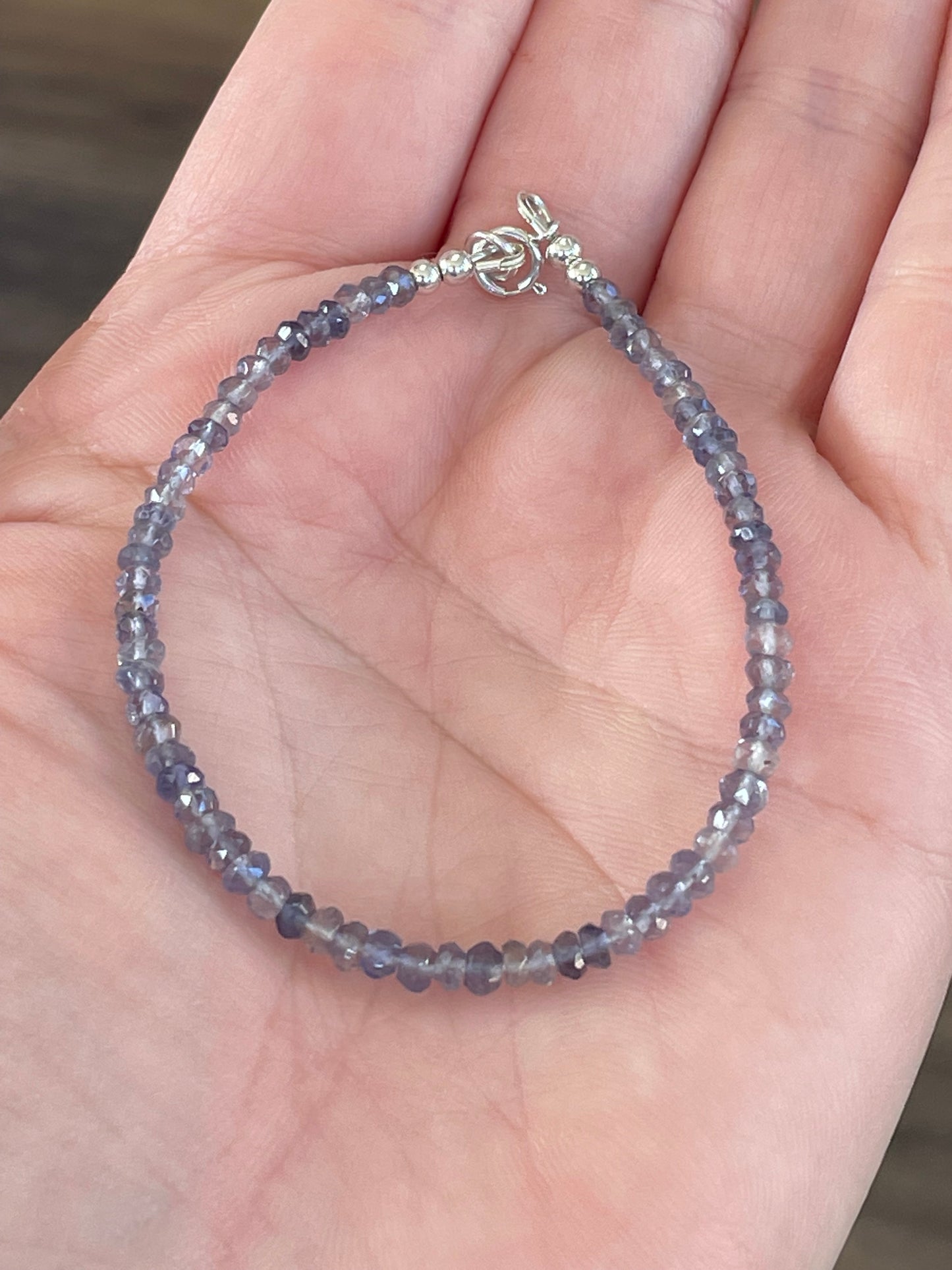 Iolite bracelet