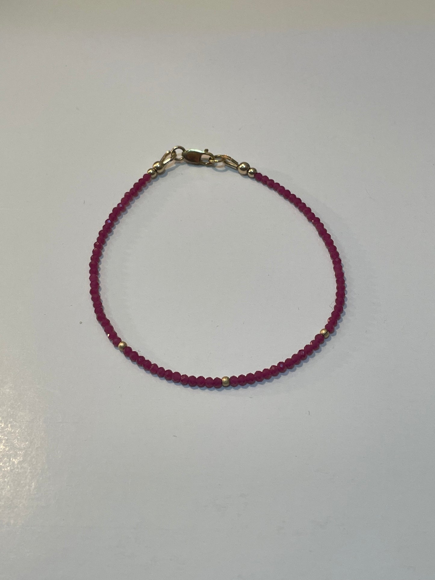 Ruby bracelet