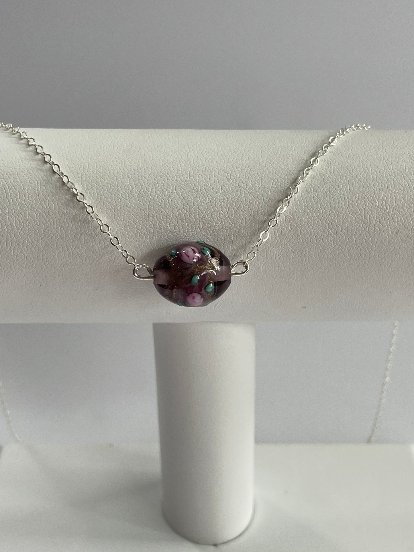 Protection Rose necklace