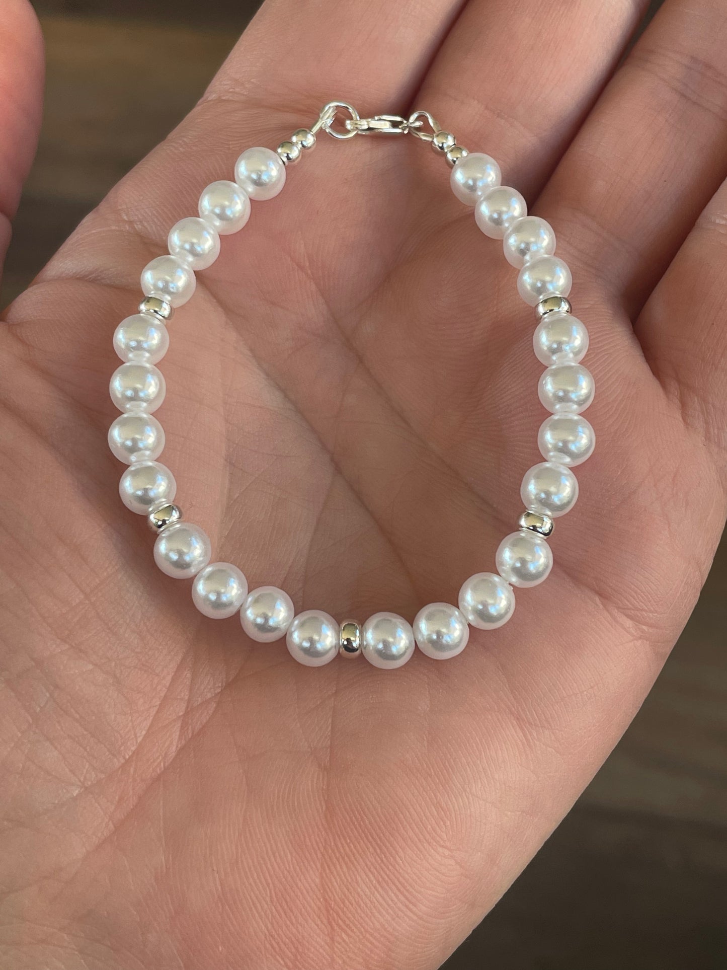 Cultured Pearl and Sterling Silver bracelet