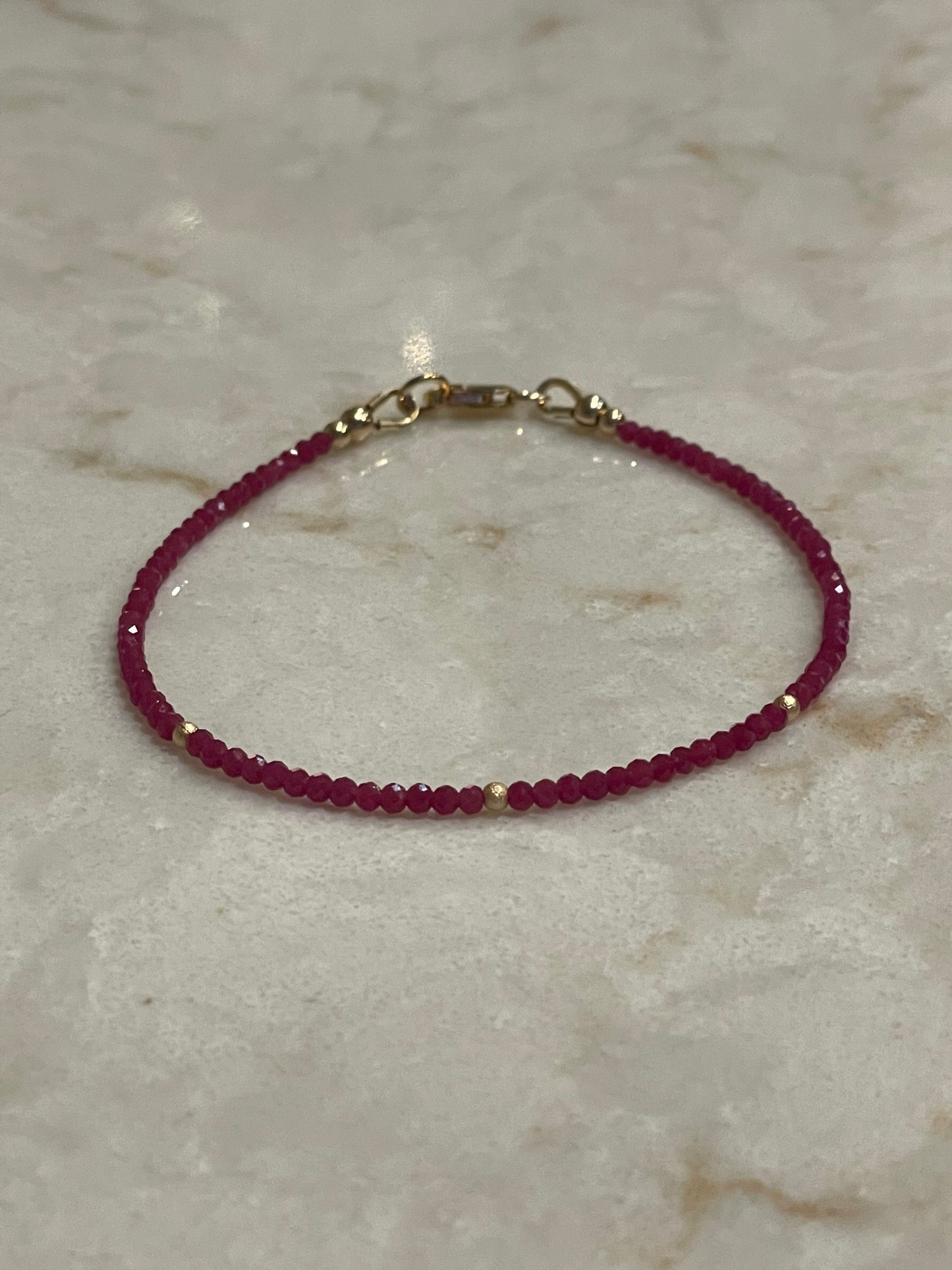 Ruby bracelet