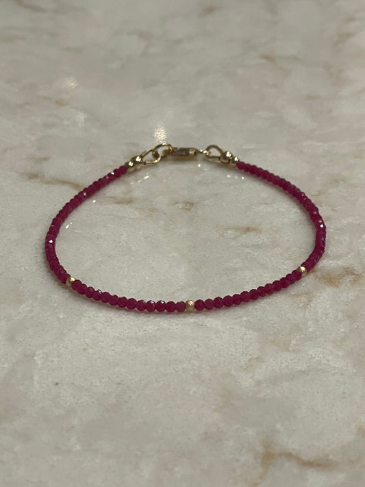 Ruby bracelet